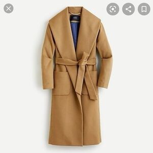 J.Crew Wrap Coat in Italian Wool Cashmere